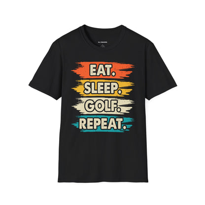 Eat sleep golf repeat T-shirt