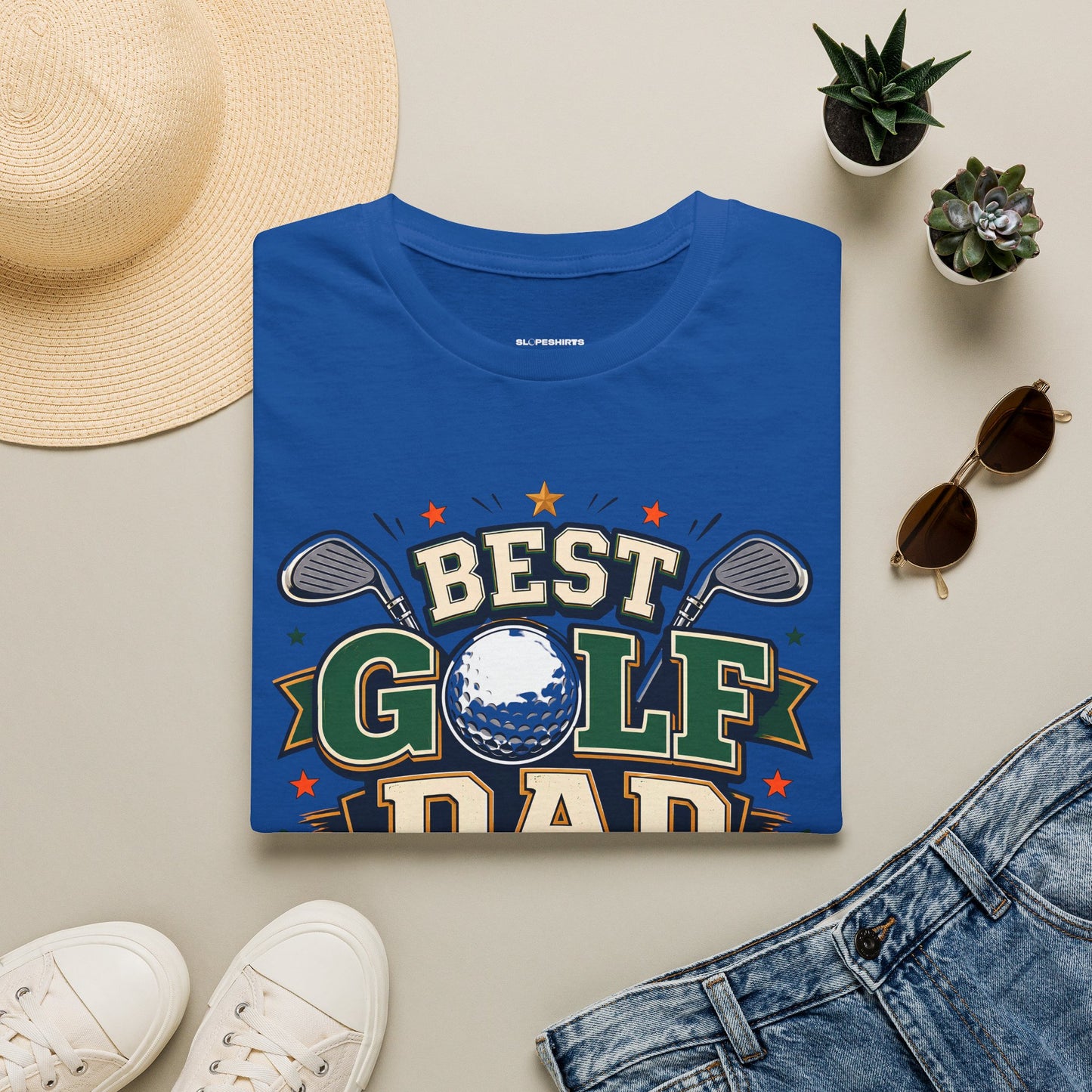 Best golf dad ever T-shirt