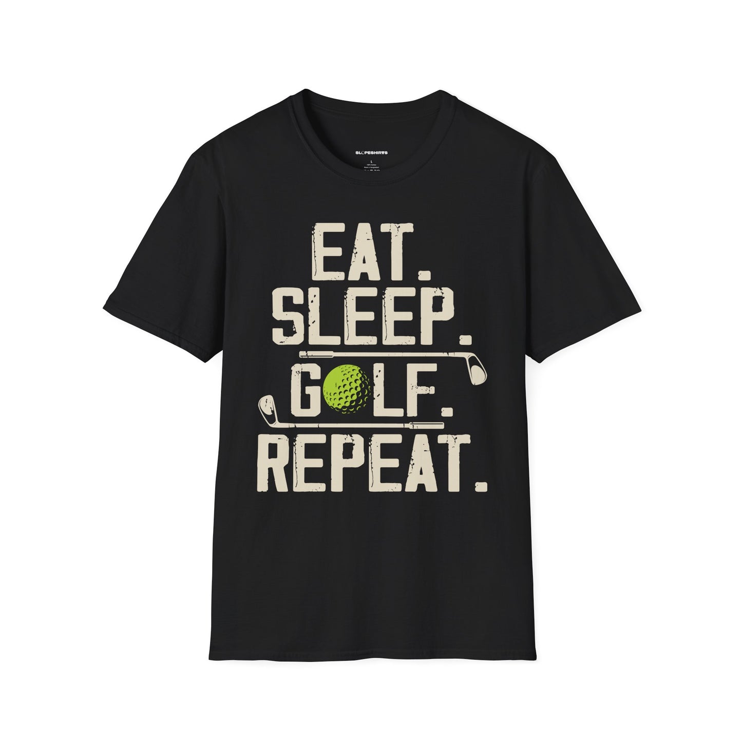 Eat sleep golf repeat T-shirt