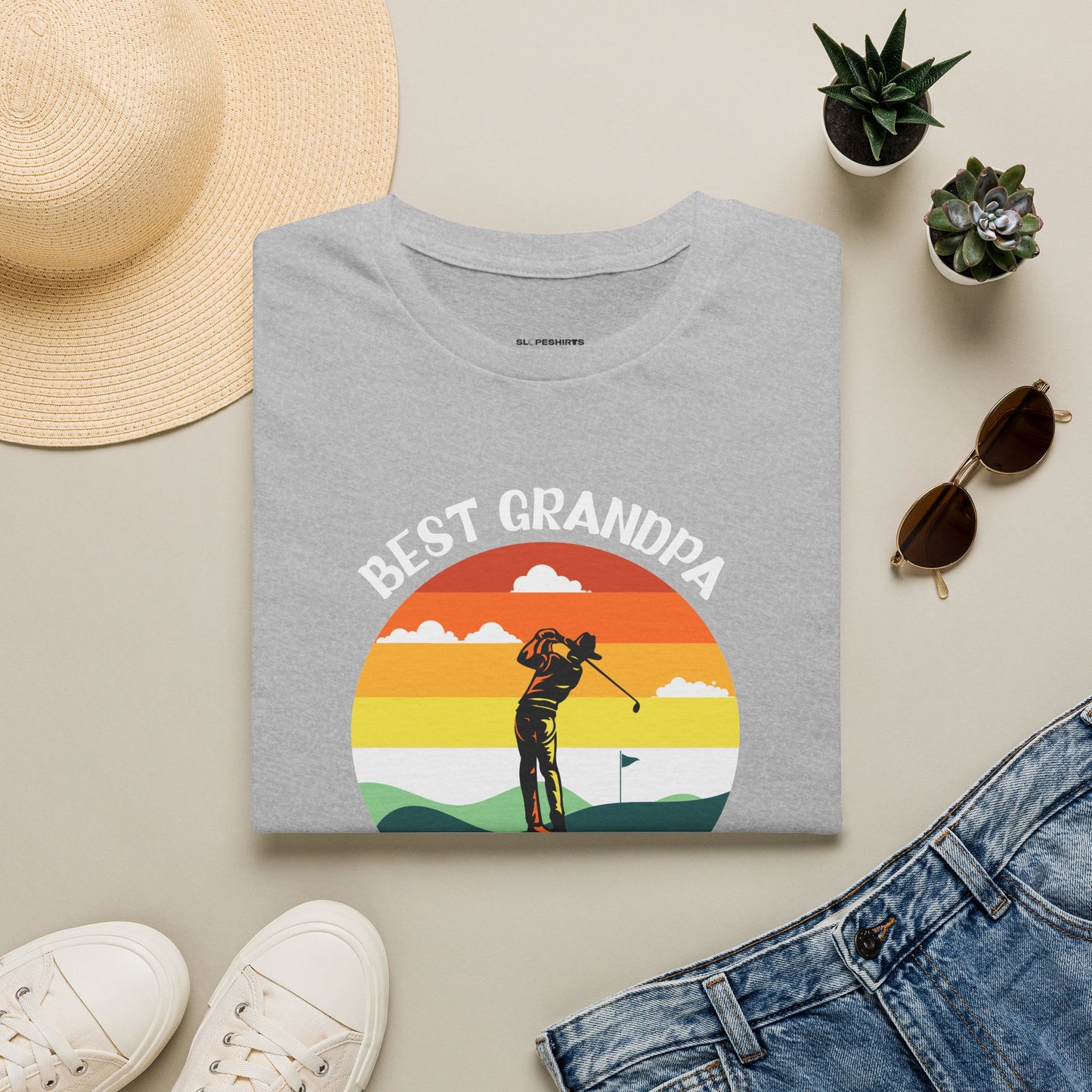 Best grandpa by par T-shirt