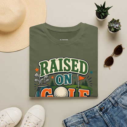 Raised on golf T-shirt