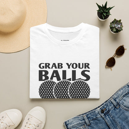 Grab your balls were going golf shirt