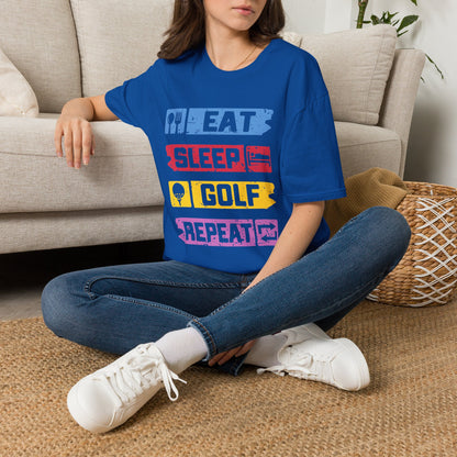 Eat sleep golf repeat T-shirt