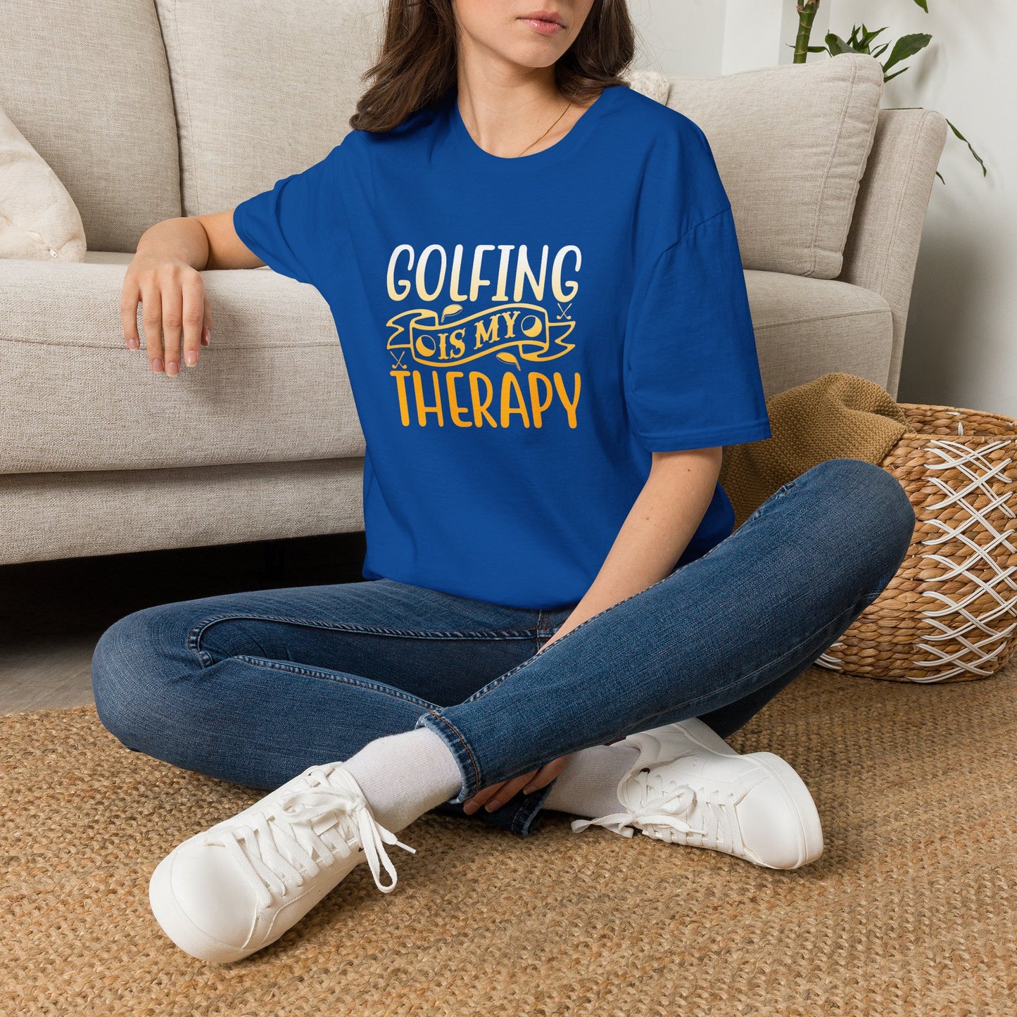 Golfing is my therapy T-shirt