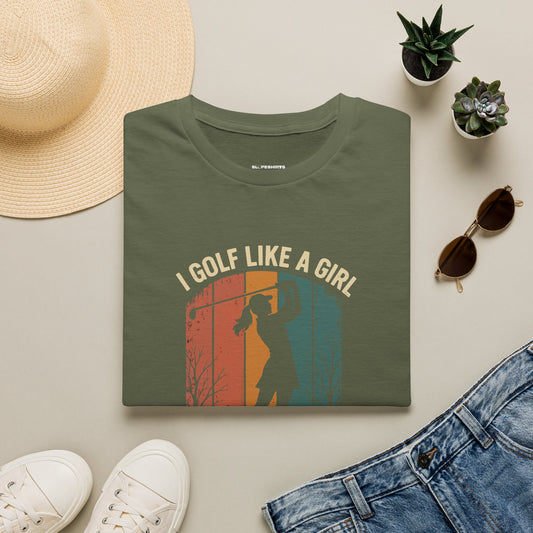 I golf like a girl, Try to keep up  T-shirt