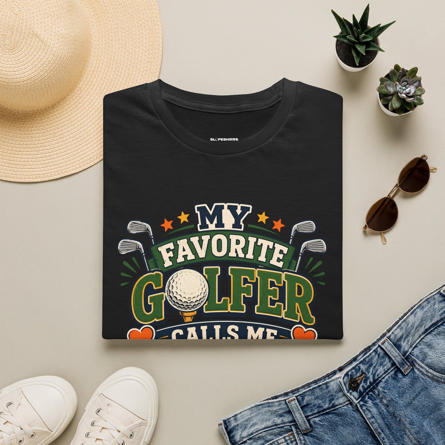 My favourite golfer calls me dad T-shirt