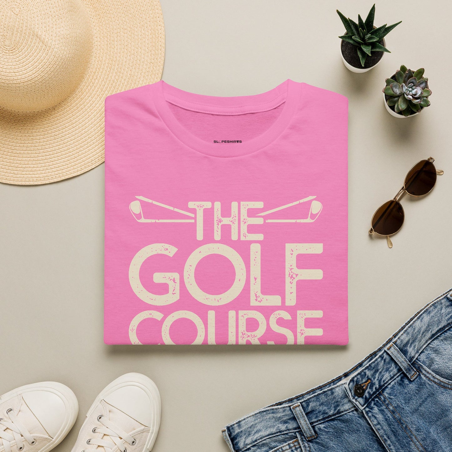 The golf course is my happy place T-shirt