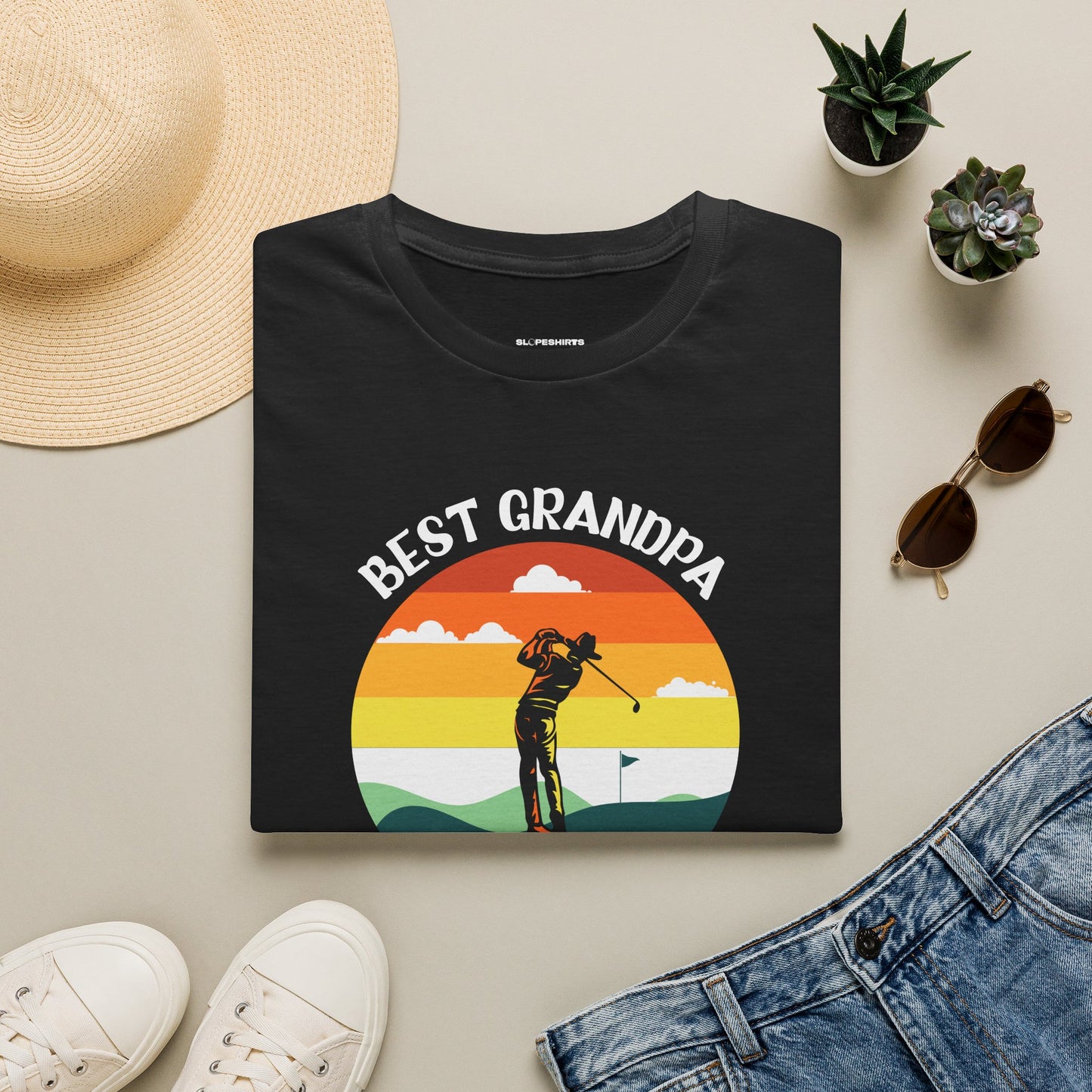 Best grandpa by par T-shirt