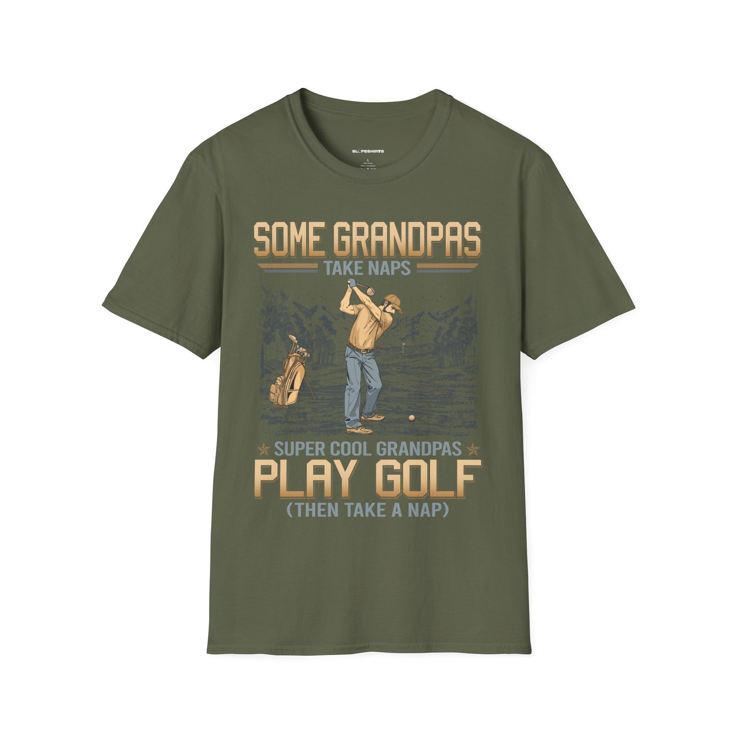 Some grandpas take naps super cool grandpas play golf then take a nap T-shirt