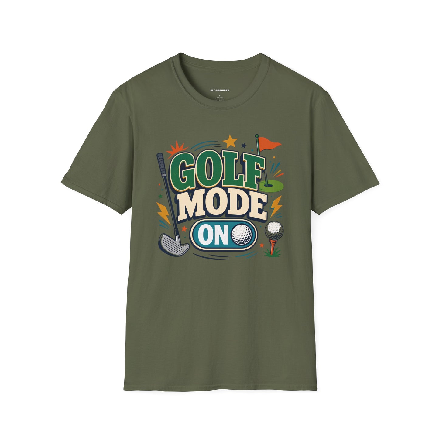 Golf mode on T-shirt