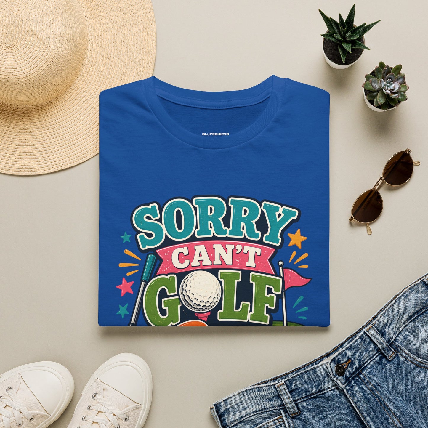 Sorry cant golf bye T-shirt