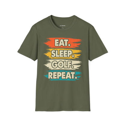 Eat sleep golf repeat T-shirt