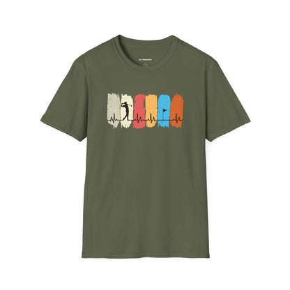 Heartbeat golf  T-shirt