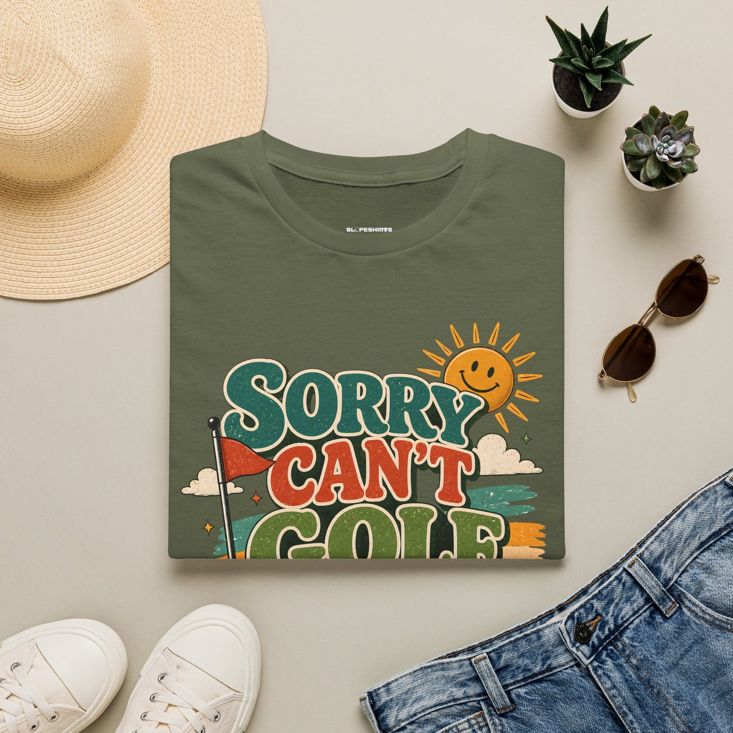 Sorry cant golf bye T-shirt