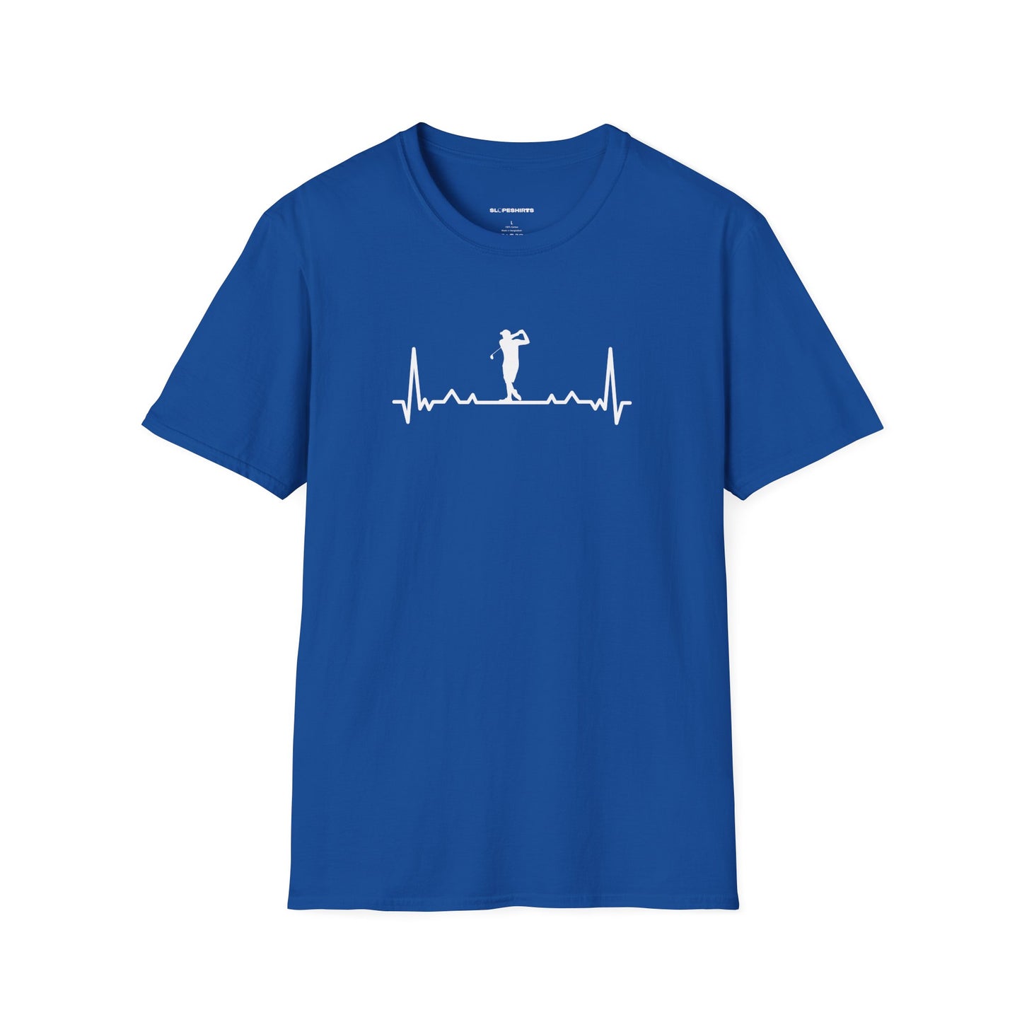 Golf heartbeat T-shirt
