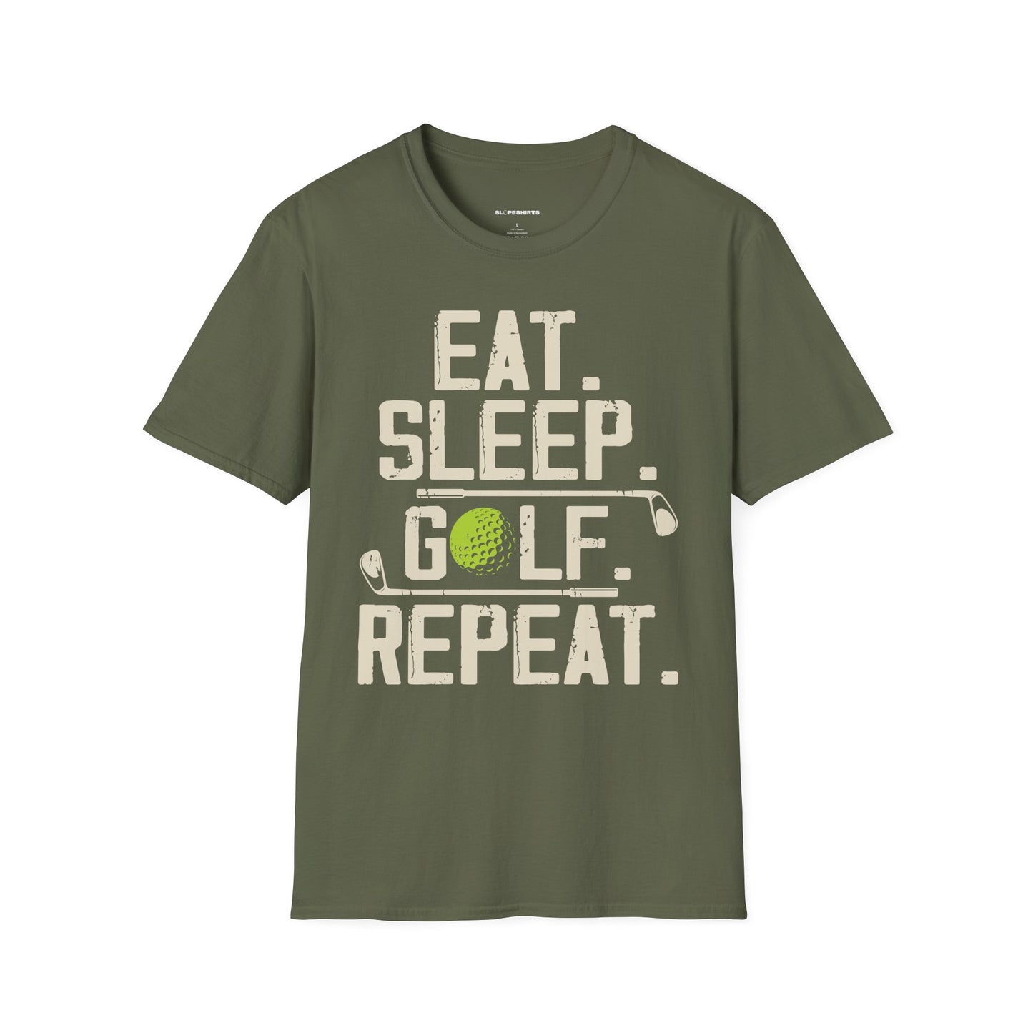 Eat sleep golf repeat T-shirt