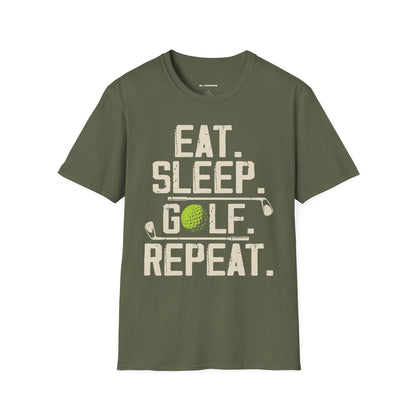 Eat sleep golf repeat T-shirt