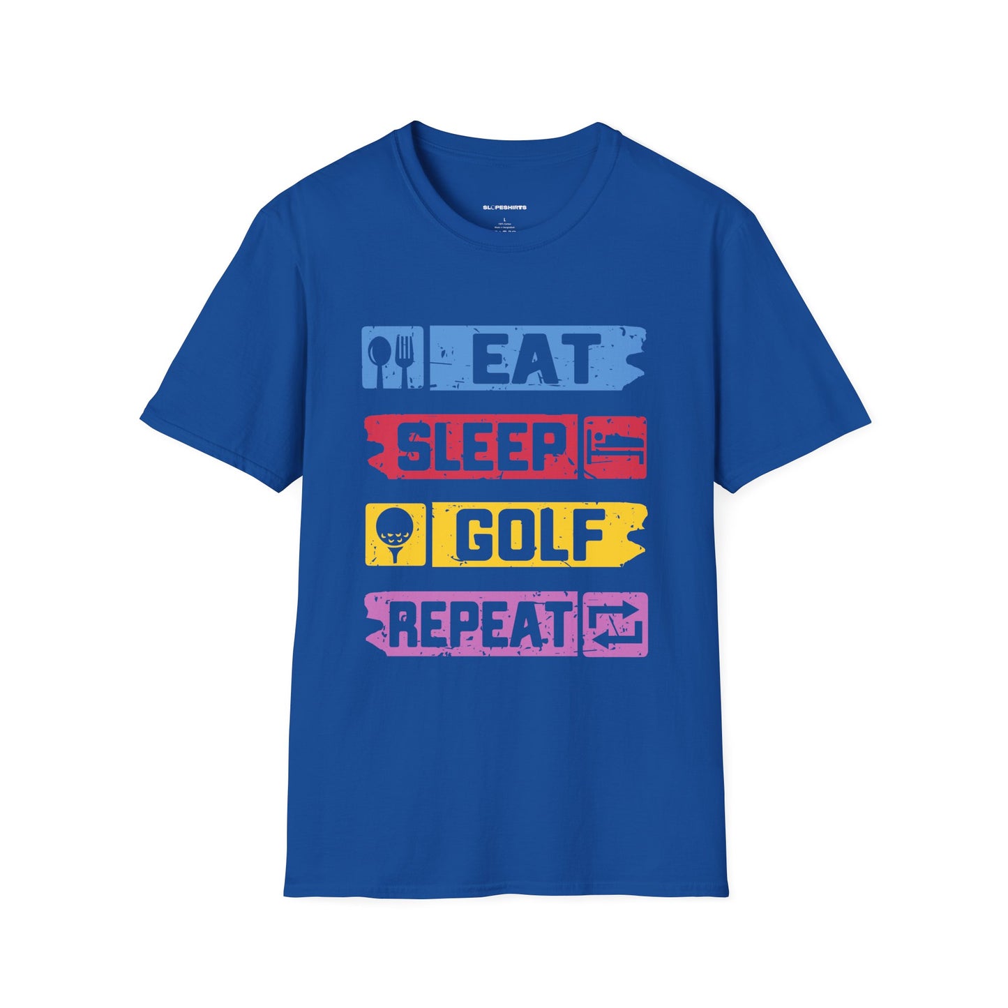 Eat sleep golf repeat T-shirt