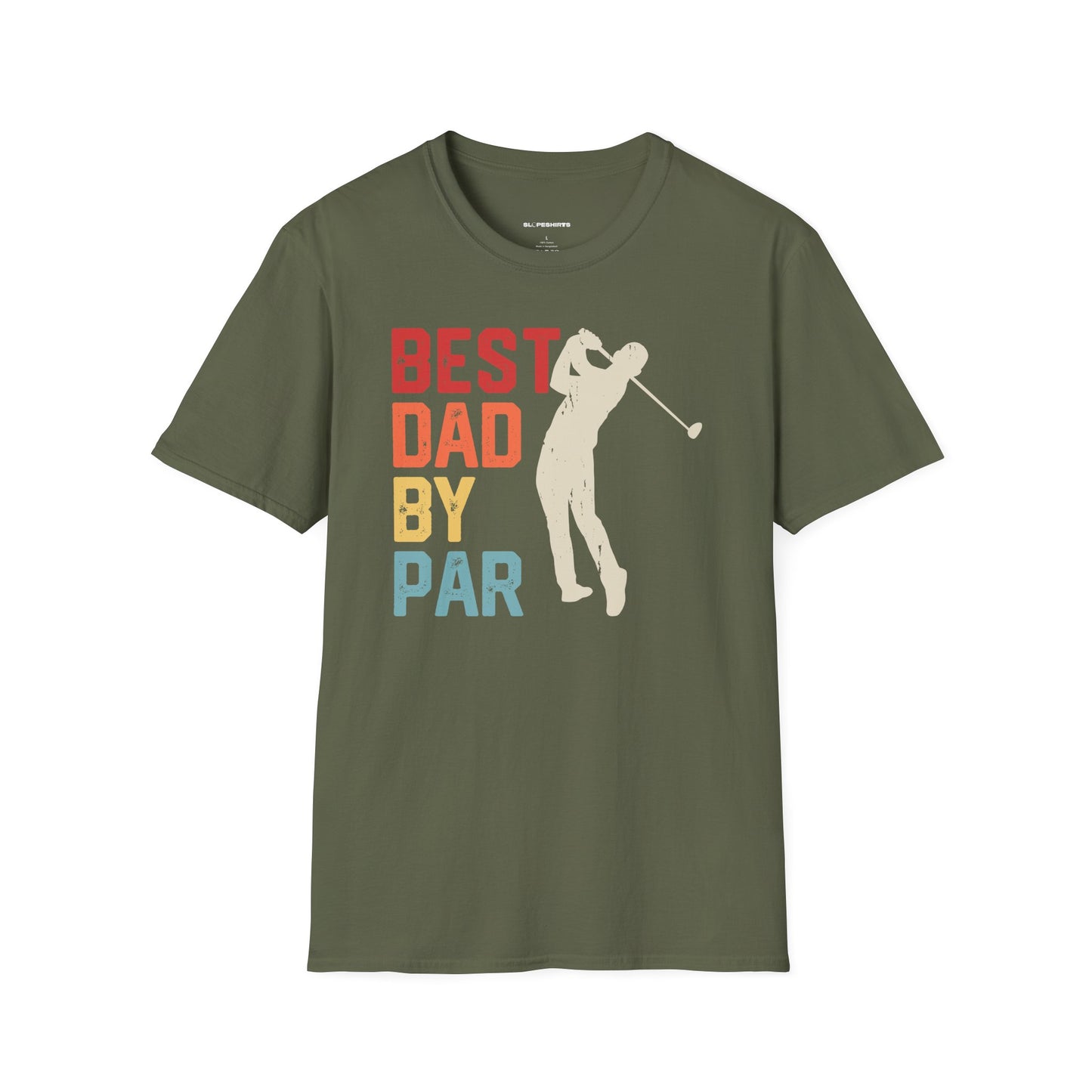 Best dad by par T-shirt