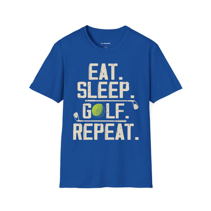 Eat sleep golf repeat T-shirt