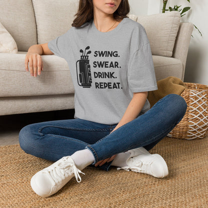 Swing swear drink repeat T-shirt