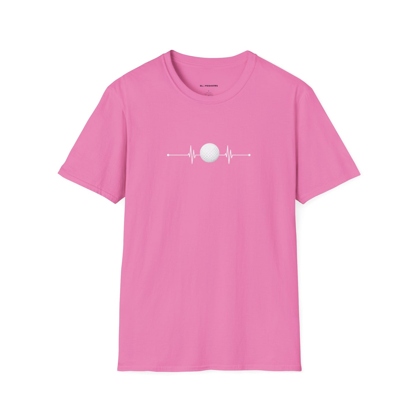 Golf ball heartbeat T-shirt