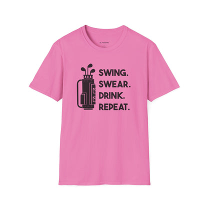 Swing swear drink repeat T-shirt