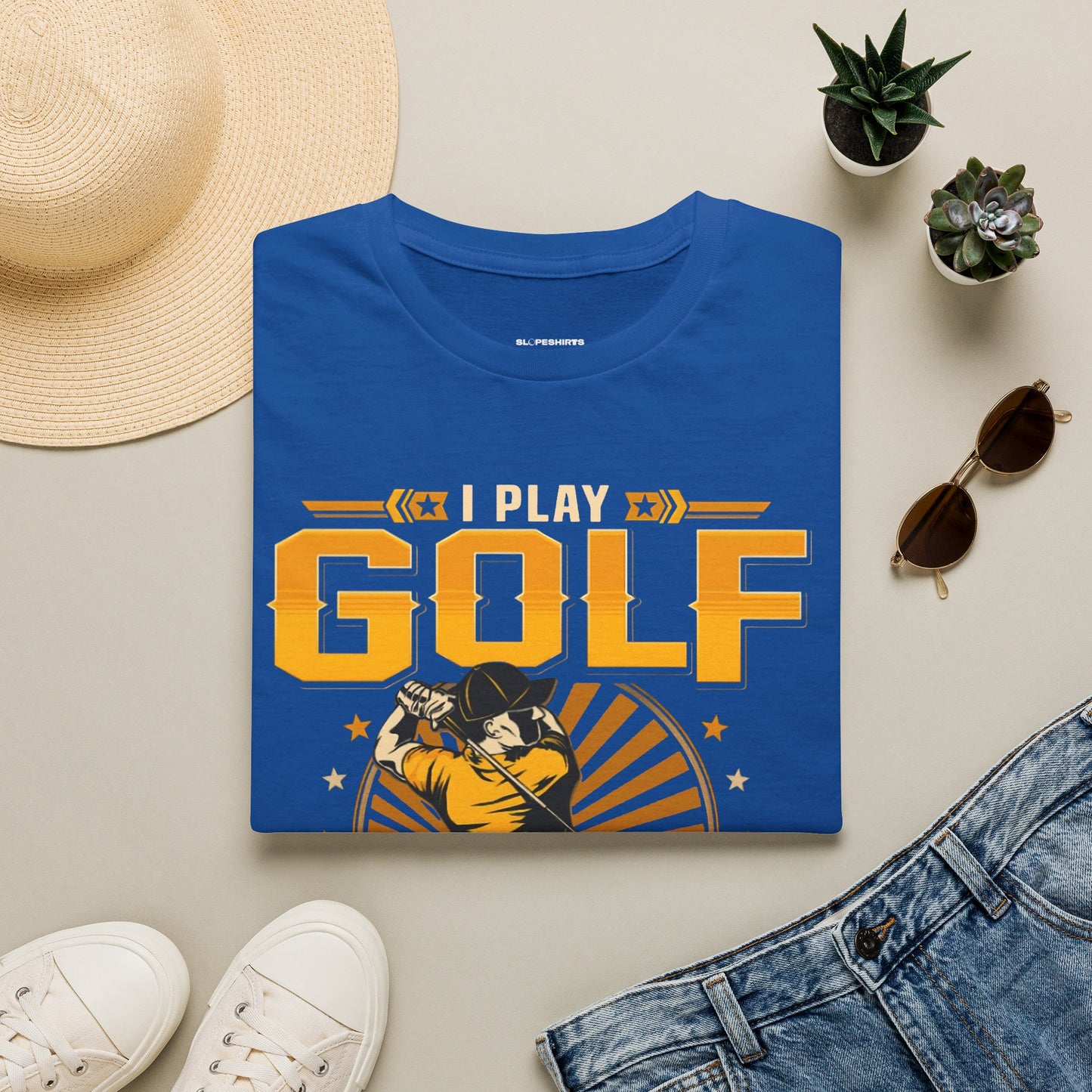 I play golf whats your superpower? T-shirt