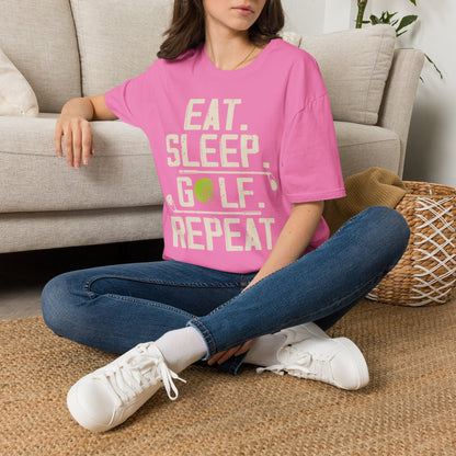Eat sleep golf repeat T-shirt