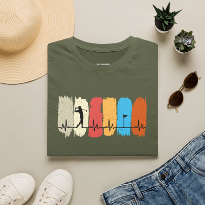 Heartbeat golf  T-shirt