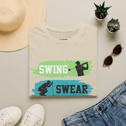 Swing swear find ball repeat T-shirt