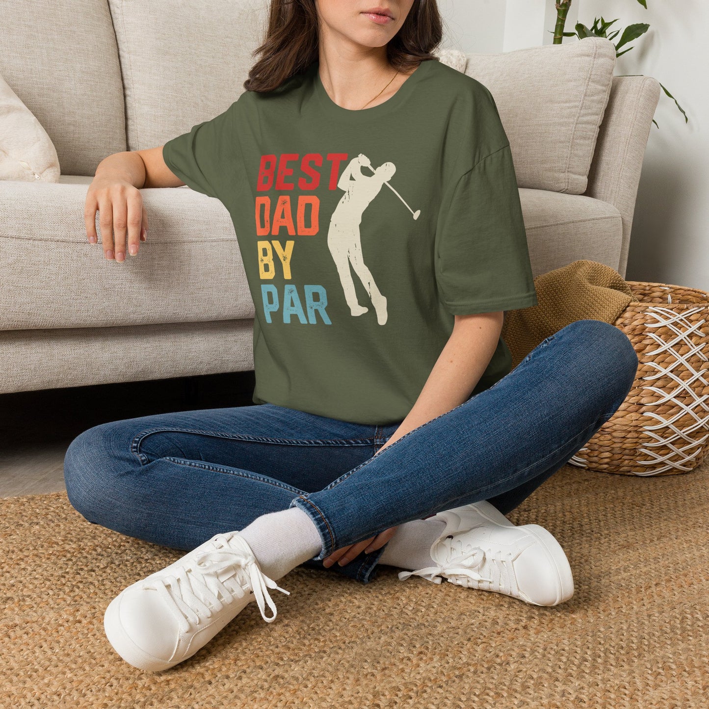 Best dad by par T-shirt