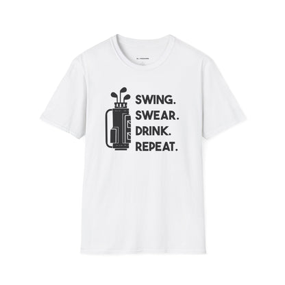 Swing swear drink repeat T-shirt