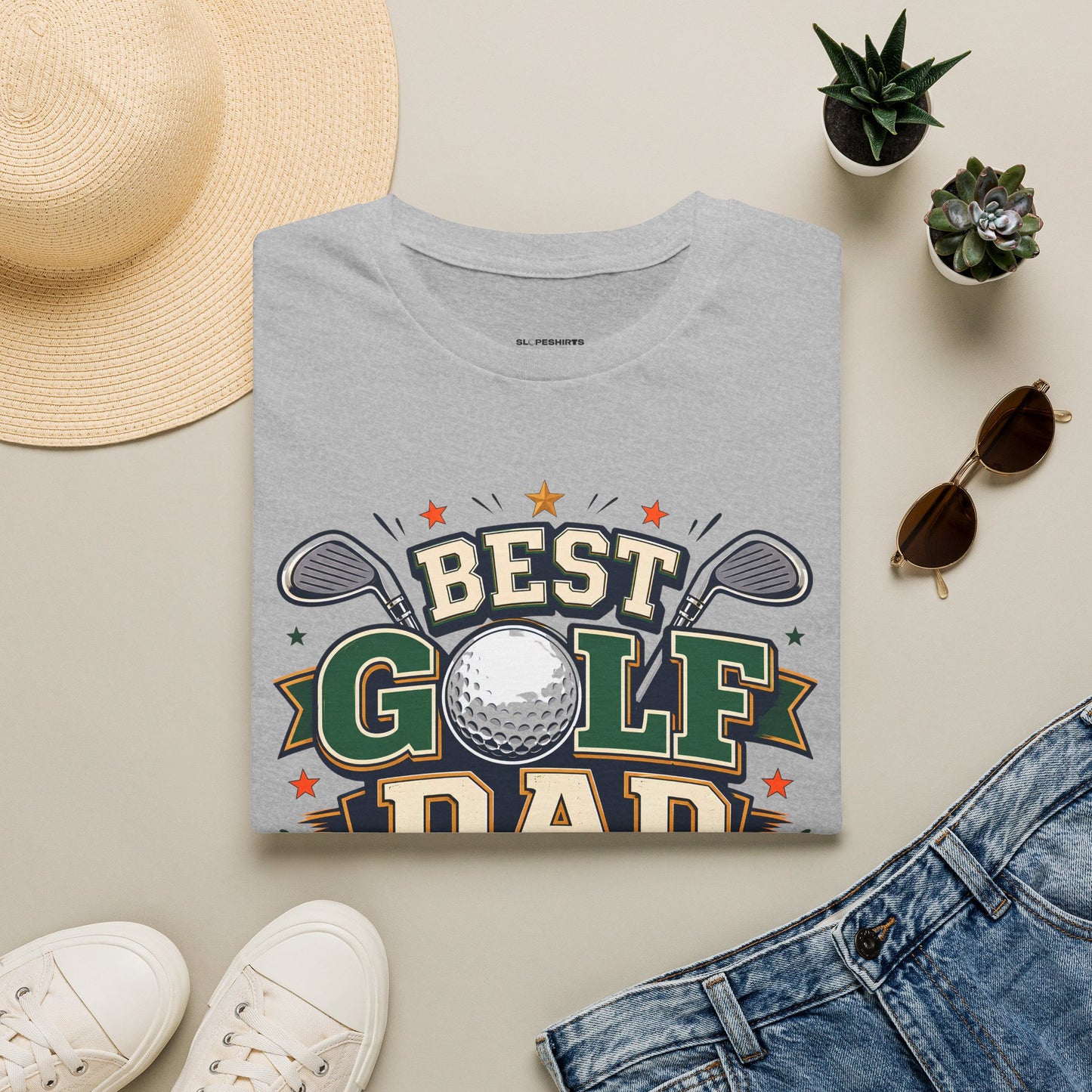 Best golf dad ever T-shirt