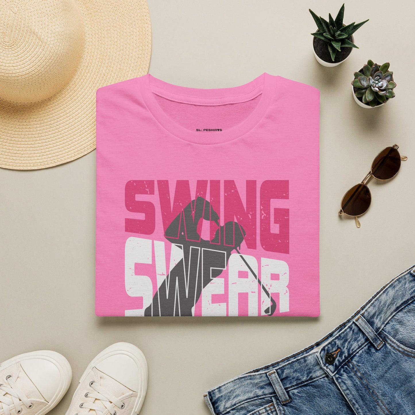 Swing swear drink repeat T-shirt