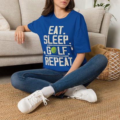 Eat sleep golf repeat T-shirt