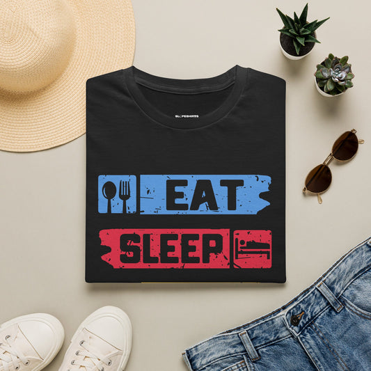 Eat sleep golf repeat T-shirt