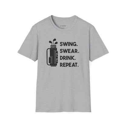 Swing swear drink repeat T-shirt