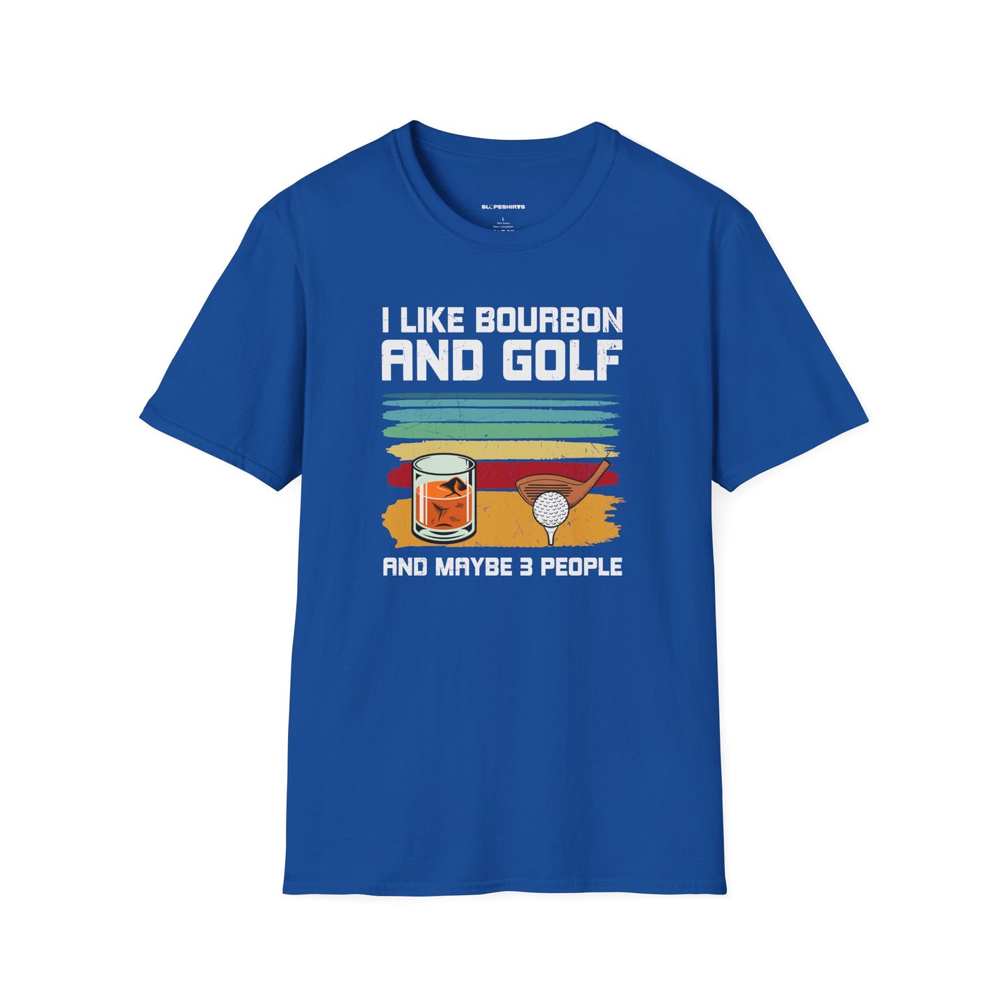 I like bourbon and golf T-shirt