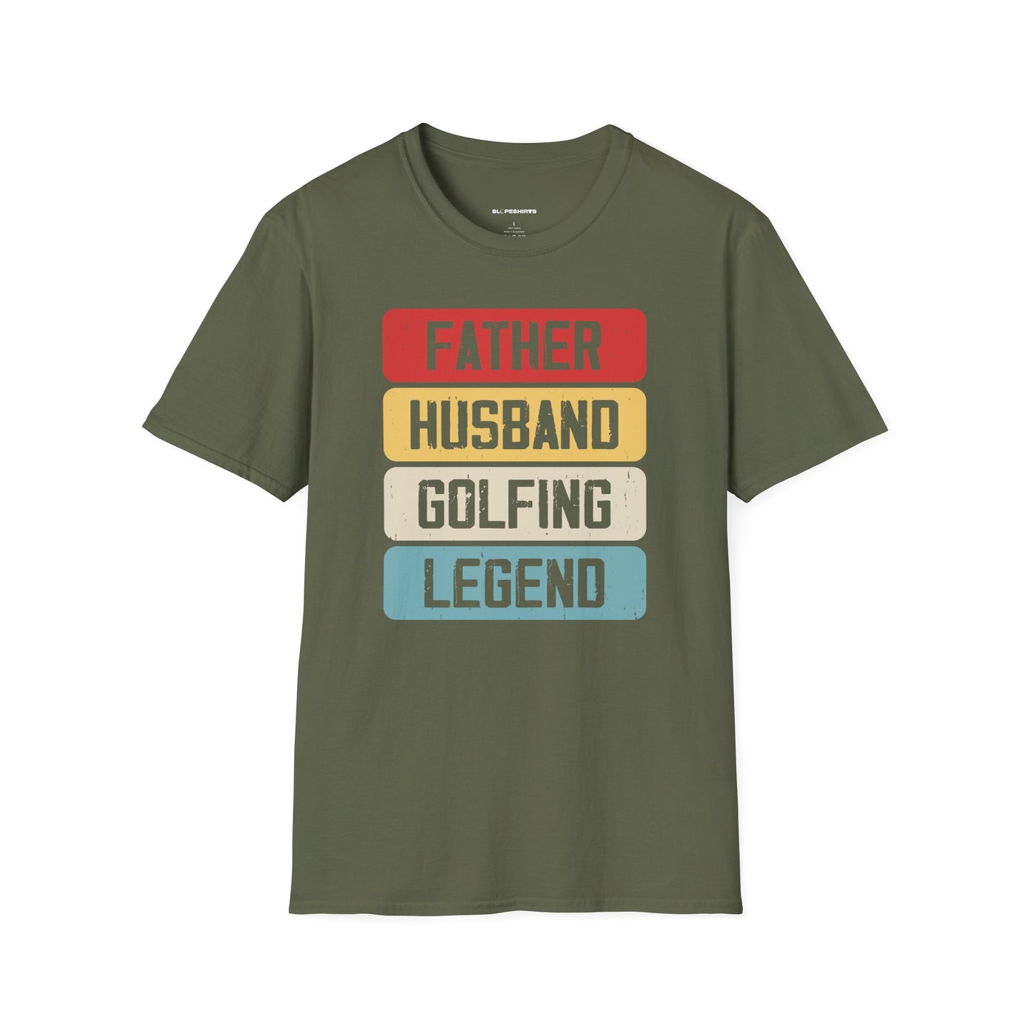 Father husband golfing legend T-shirt