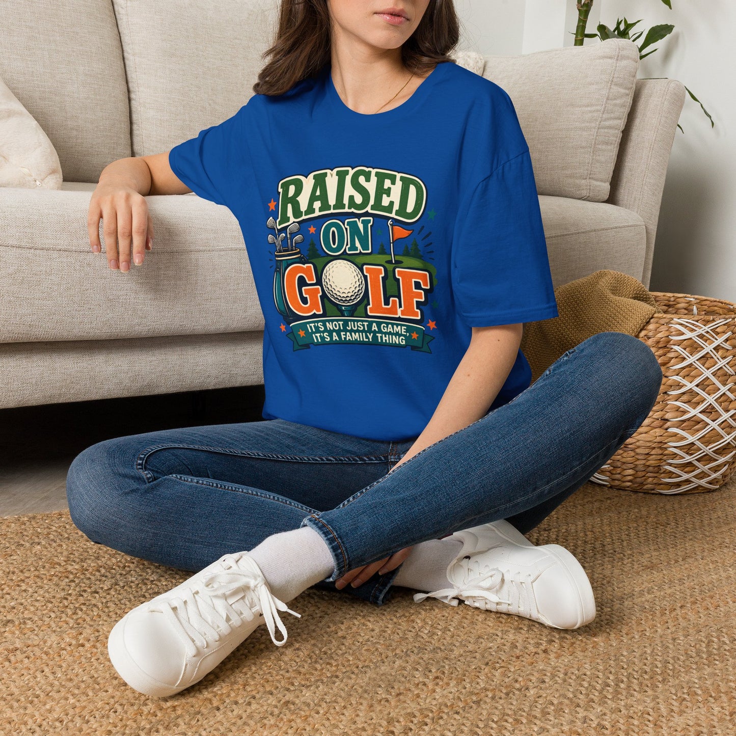 Raised on golf T-shirt