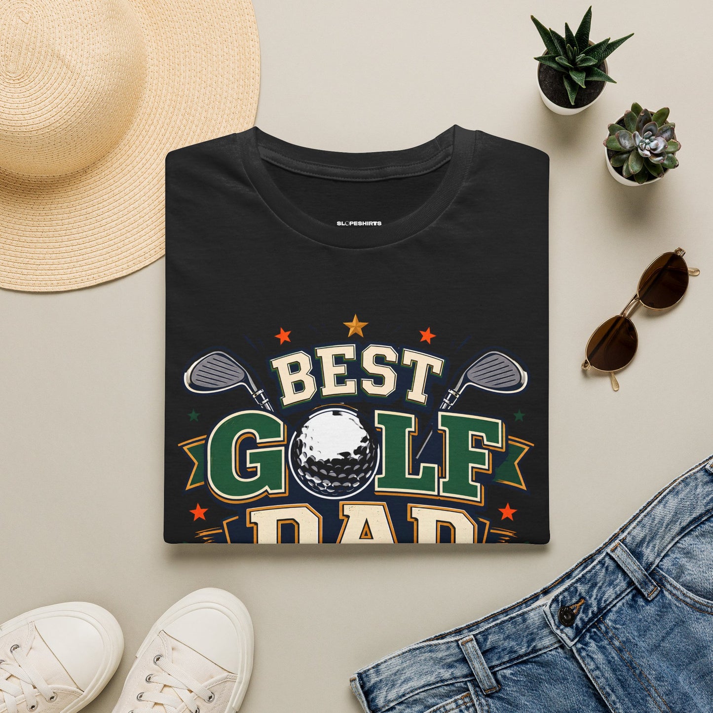 Best golf dad ever T-shirt