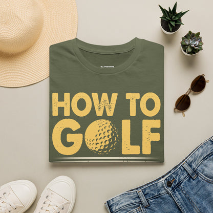 How to golf T-shirt