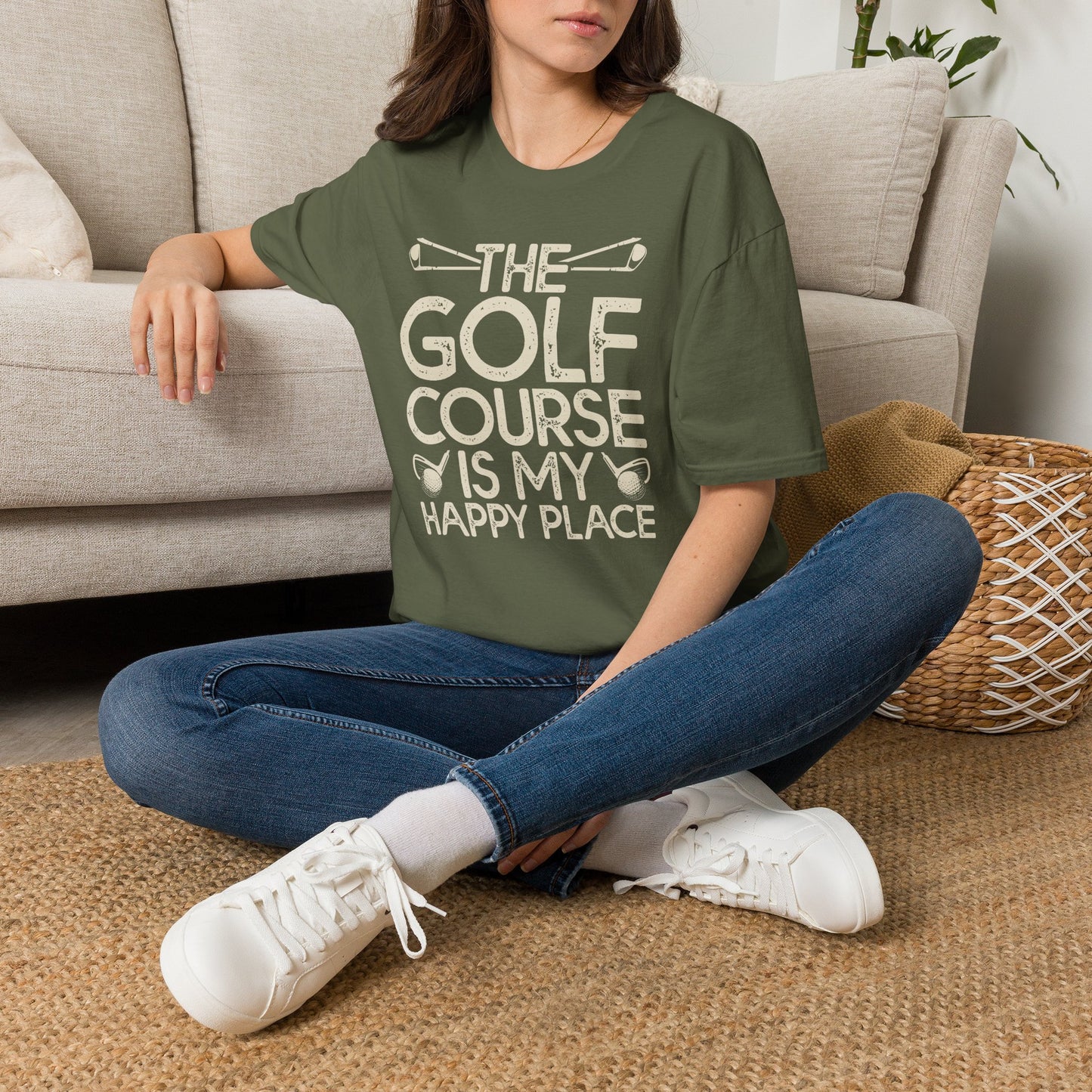 The golf course is my happy place T-shirt