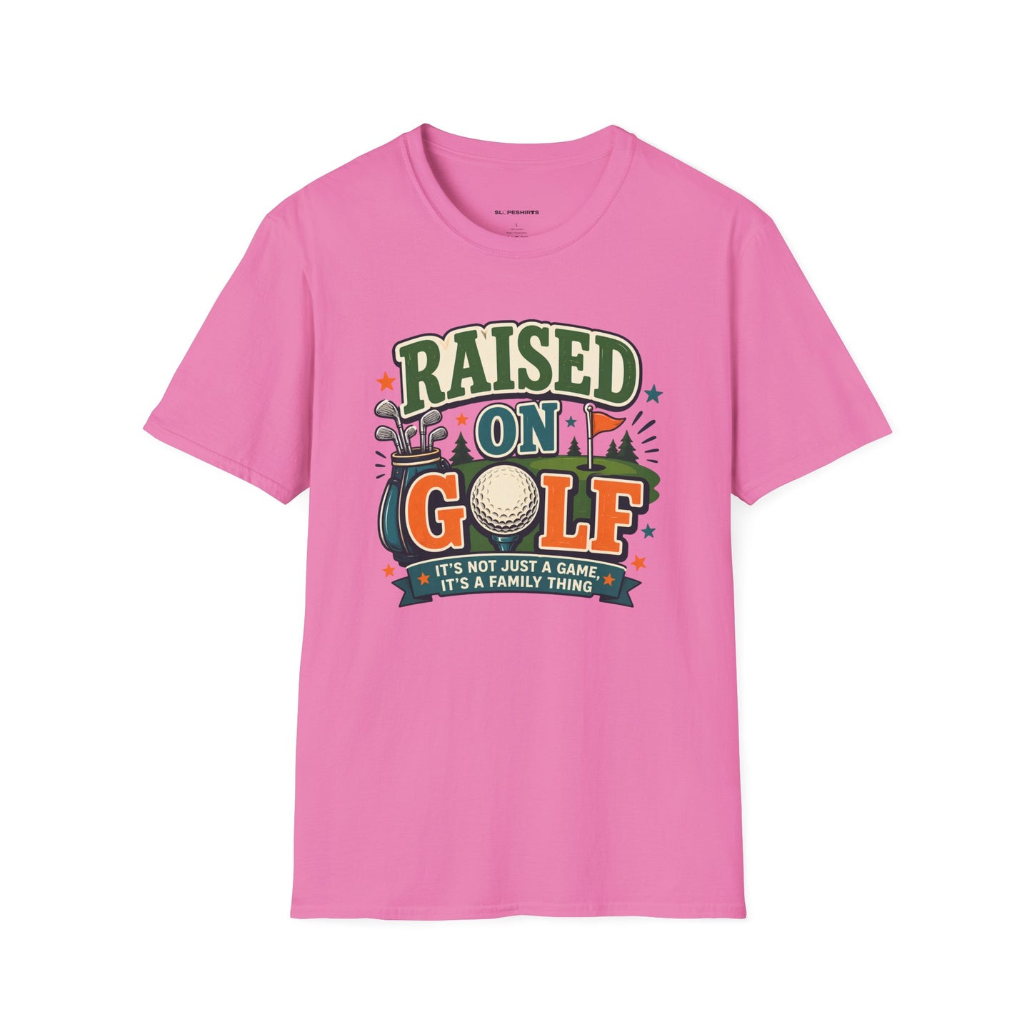 Raised on golf T-shirt