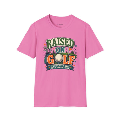 Raised on golf T-shirt