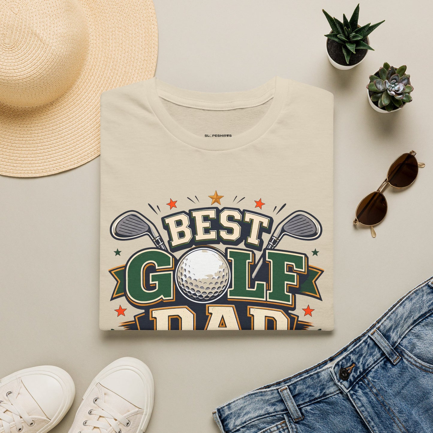 Best golf dad ever T-shirt