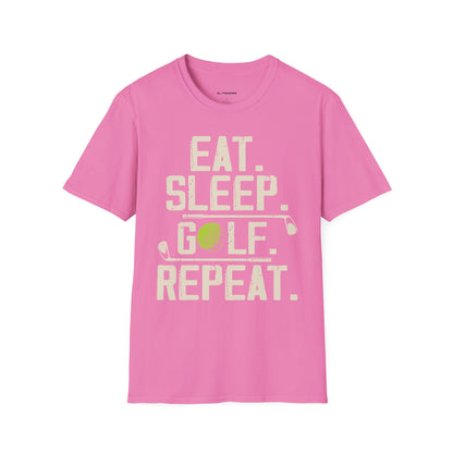 Eat sleep golf repeat T-shirt