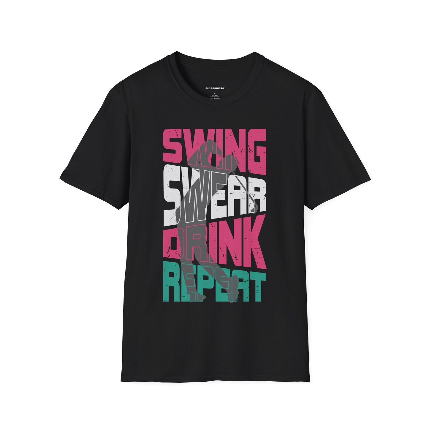 Swing swear drink repeat T-shirt