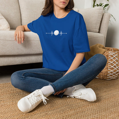 Golf ball heartbeat T-shirt